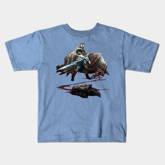 Stygian Hunter (Male) Kids T-Shirt by Zid